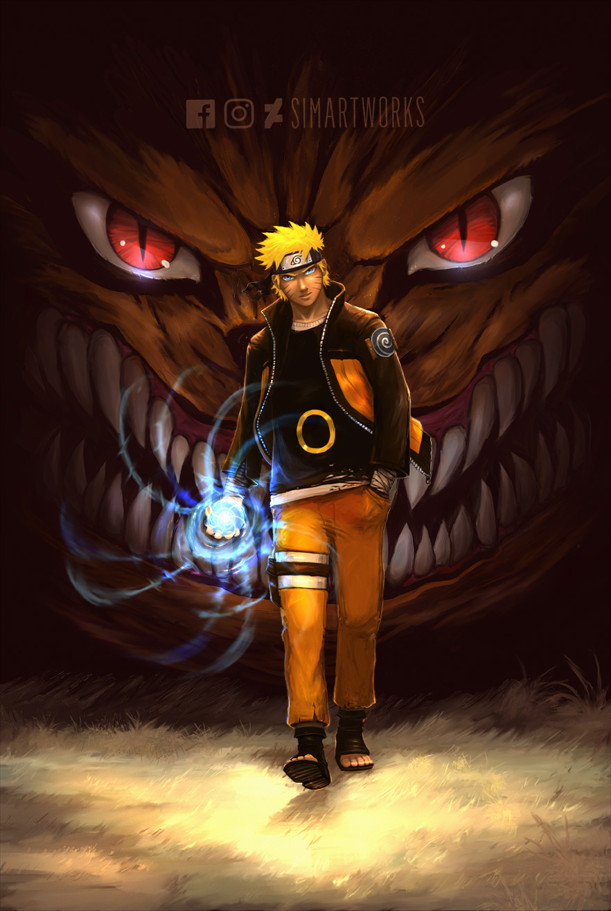 Naruto And Kurama By SimArtWorks On DeviantArt naruto-and-kurama-by-simartworks-on-deviantart