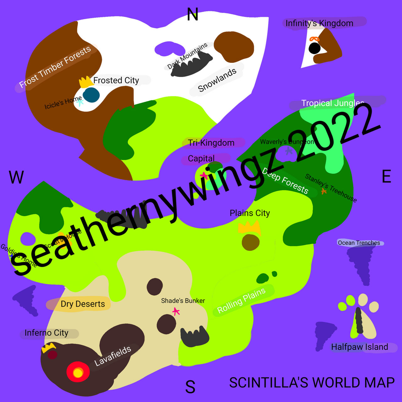 Thingwall Map World Map Thingy by seathernywingz on DeviantArt