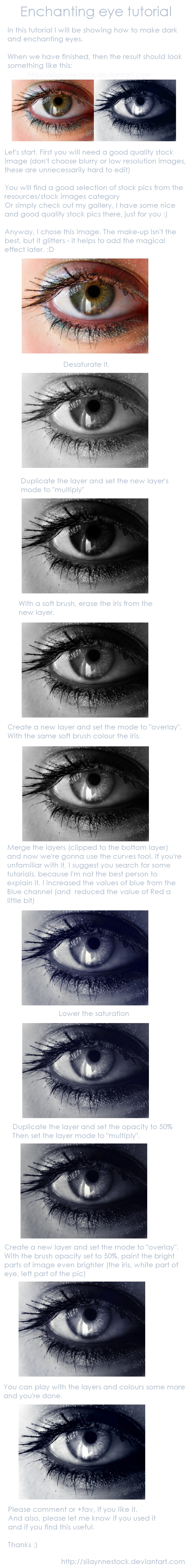 Enchanting eye: tutorial