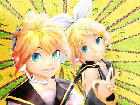 MMD rin y len Ginshi