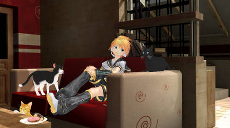 MMD len ginshi