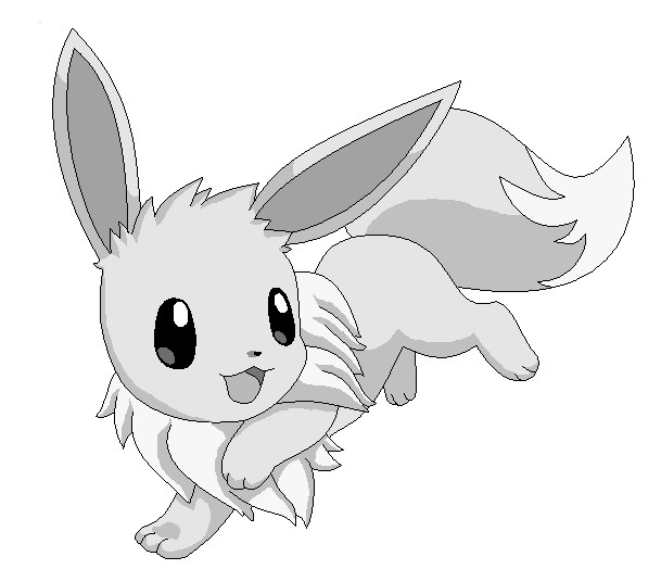 Shiny Eevee (DP Sprite) by Lazoofficial on DeviantArt