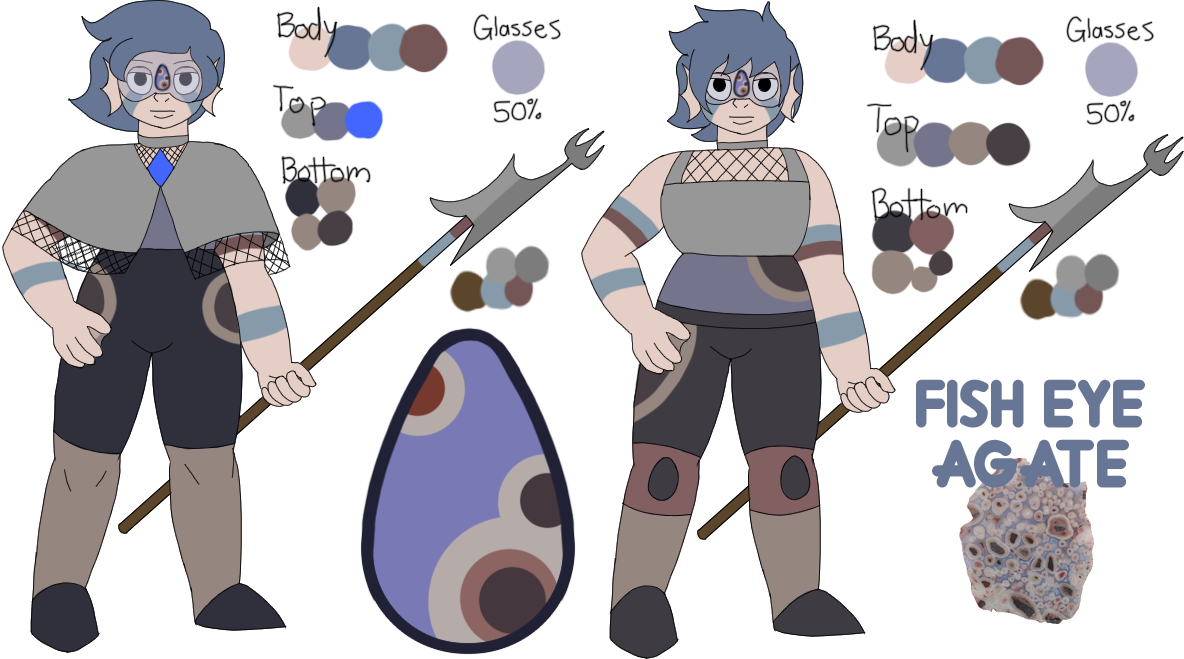 Fish eye outlet agate