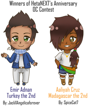 Winners of HetaNEXT OC Contest!: Emir and Aaliyah