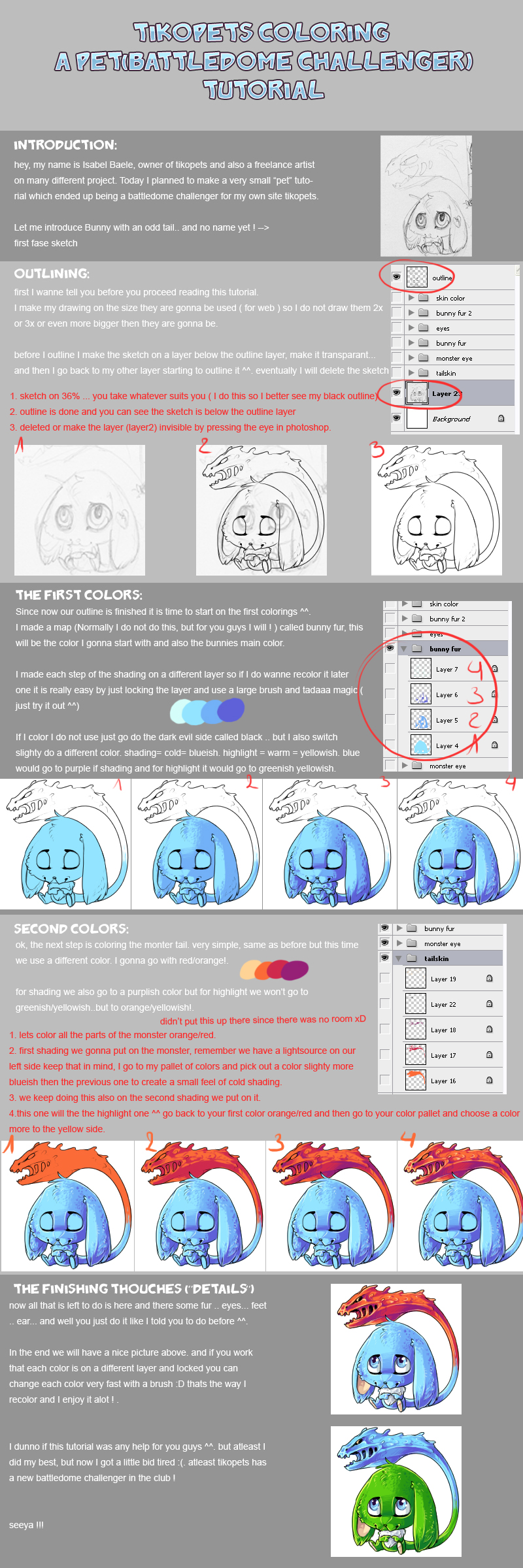 coloring pet tutorial