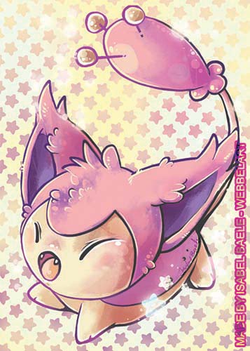 Skitty pokemon fanart aceo