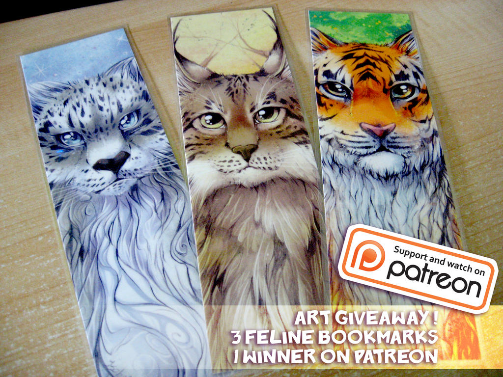 Art Giveaway bookmarks