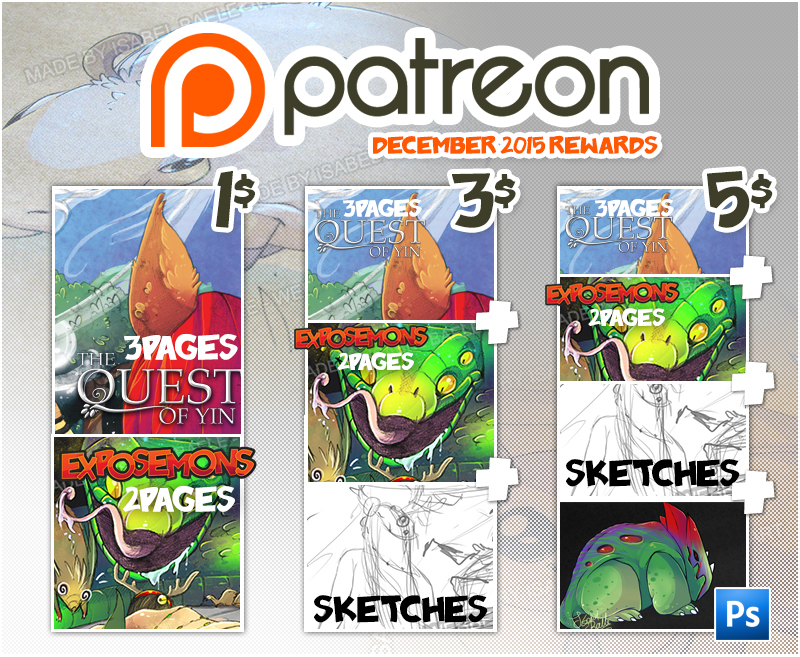 Patreon rewards December 2015