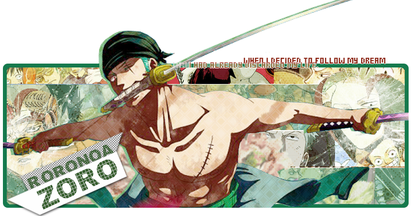 {Roronoa Zoro}