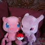 Mew and Mewtwo......