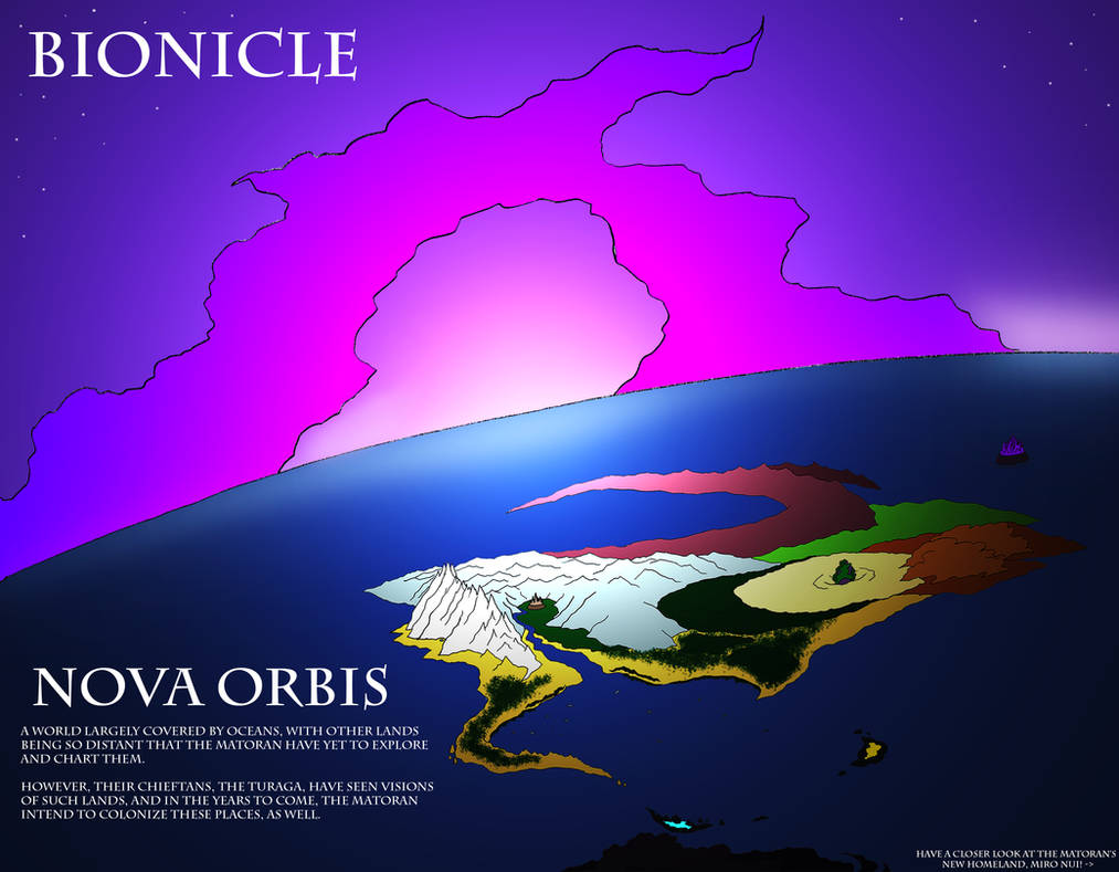 Bionicle- Nova Orbis- Planet Overview by NickOnPlanetRipple