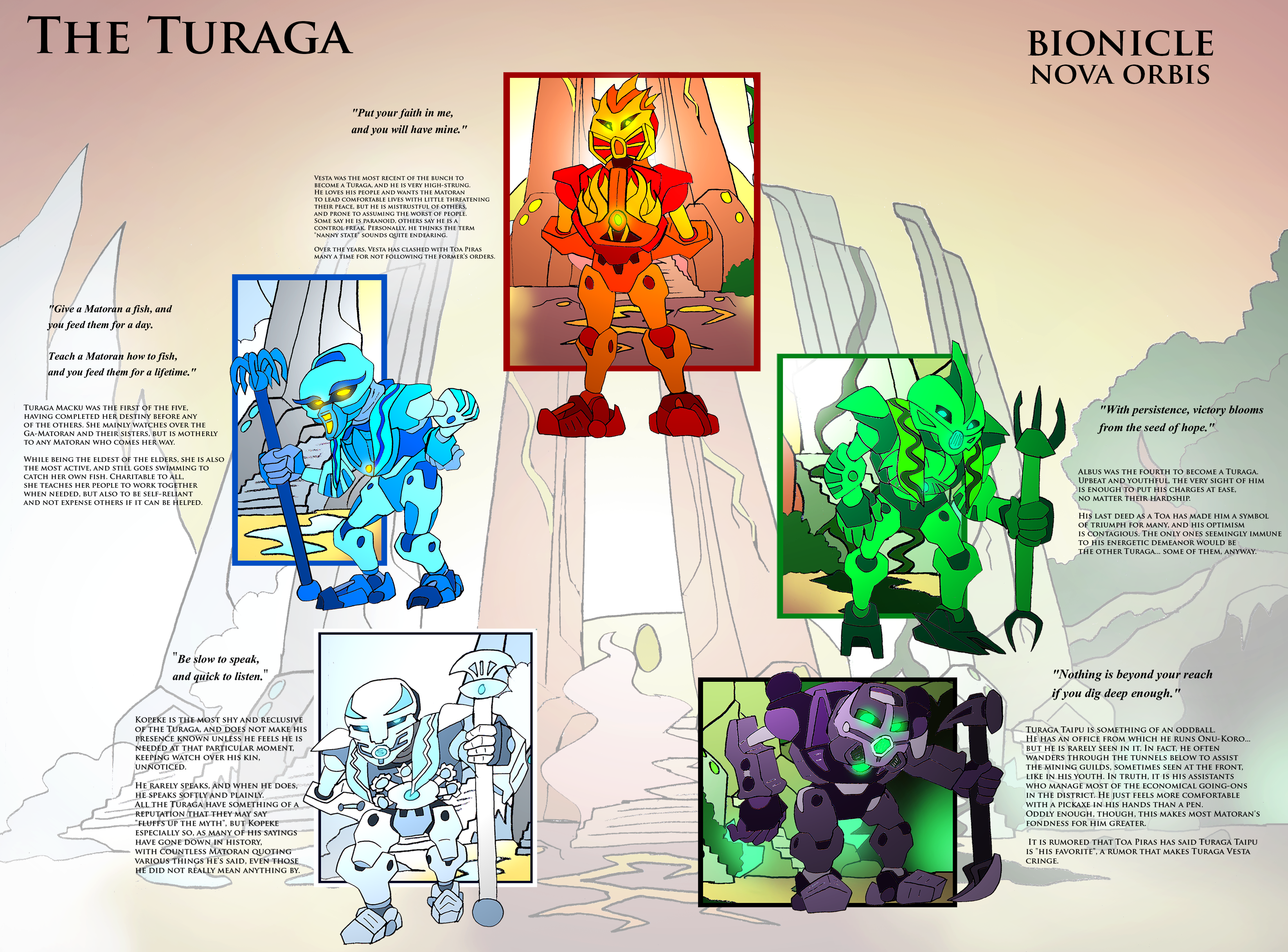 Bionicle- Nova Orbis- The Turaga