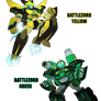 Battlezords Yellow+Green for Kaijuduke