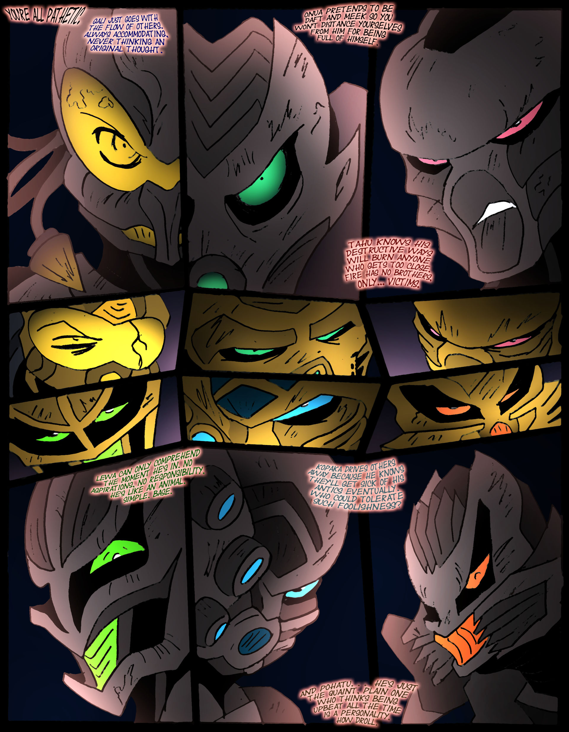 The Toa- 185- Distorted Voices by NickOnPlanetRipple on DeviantArt