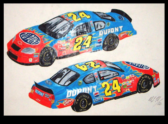 Nascar: Number 24 by PrincePyro on DeviantArt
