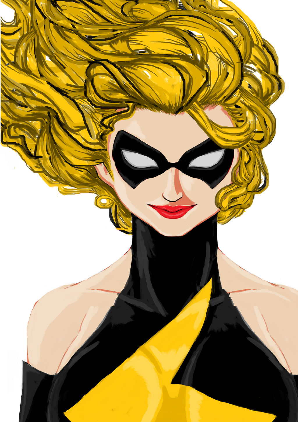 Ms. Marvel, Carol Danvers by mondwayemail on DeviantArt