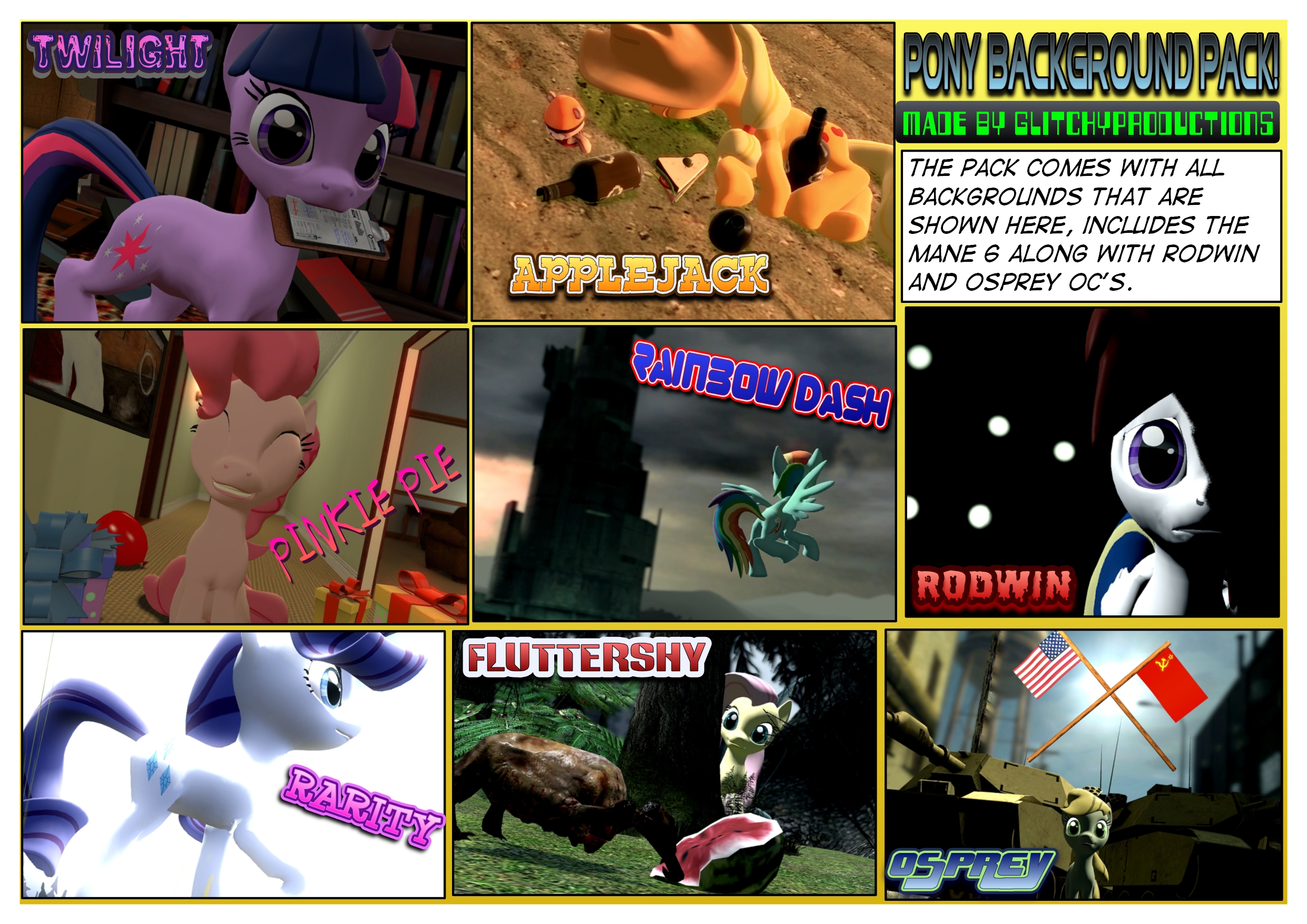 Pony Background Addon Pack