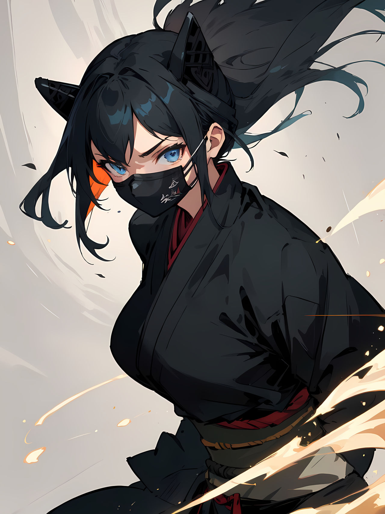 Samurai ninja girl by Arczisan on DeviantArt