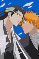 Bleach- Ichigo X Byakuya