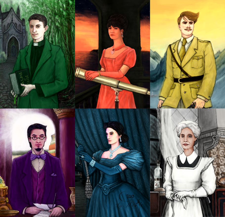 Clue - The Classic Six by SeismicInventions on DeviantArt