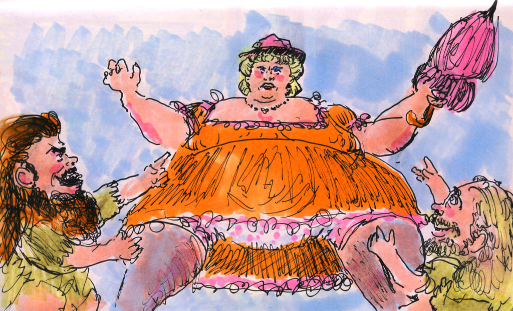 Mrs Gloop Mrs. Gloop and the Oompa Loompas by SeismicInventions on DeviantArt