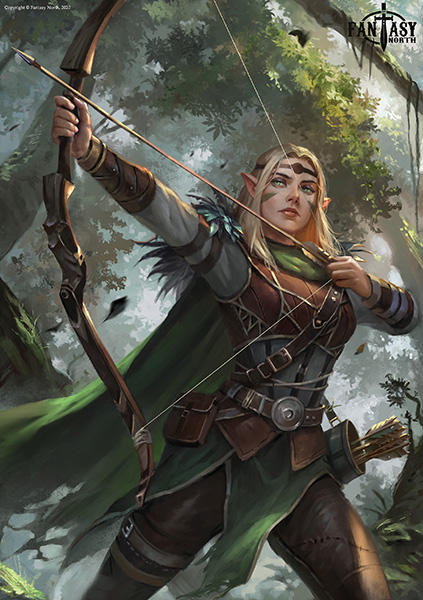 Fantasy North: Aelwyn Alorr, Wood Elf Ranger by Innervalue on DeviantArt