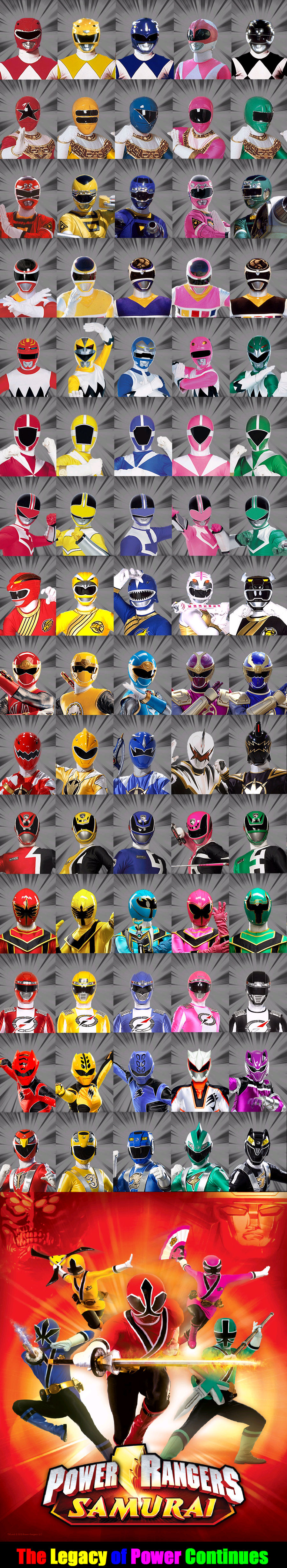 Power Rangers History by JNTA1234 on DeviantArt