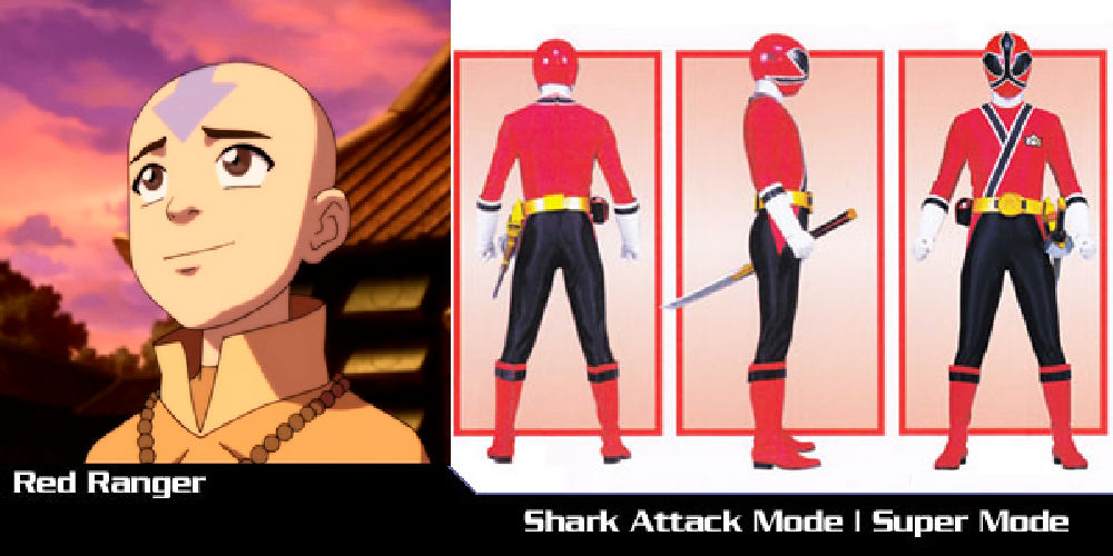 Red Ranger-Aang by JNTA1234 on DeviantArt