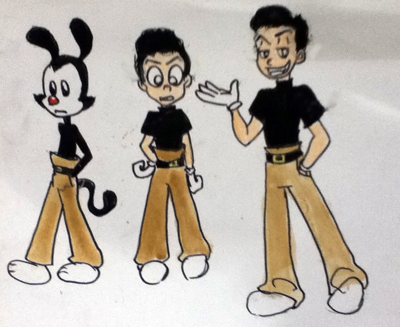 Human yakko sketch