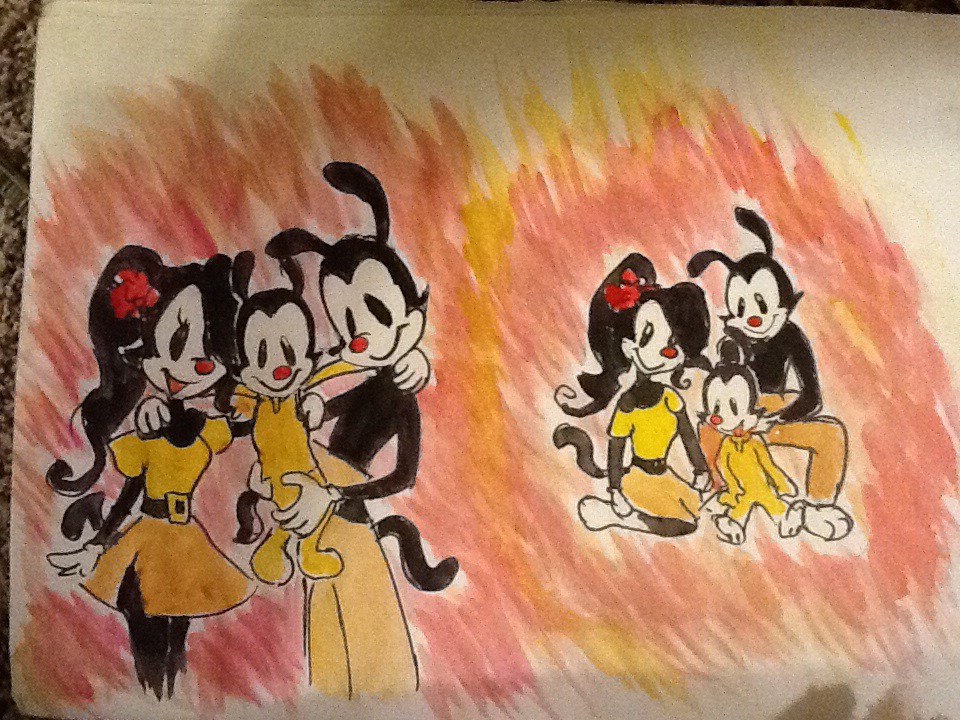 Yakko and Yasmin and Yappy are happy family