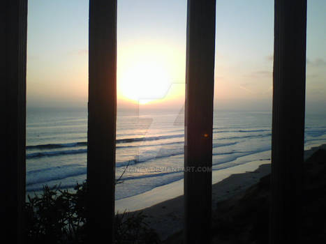 Sunset Behind Bars