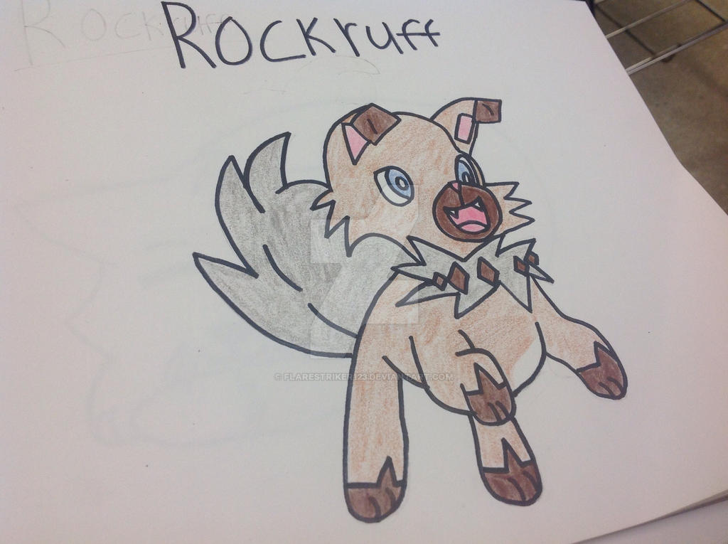 Rockruff Simple Rockruff by FlareStriker123 on DeviantArt
