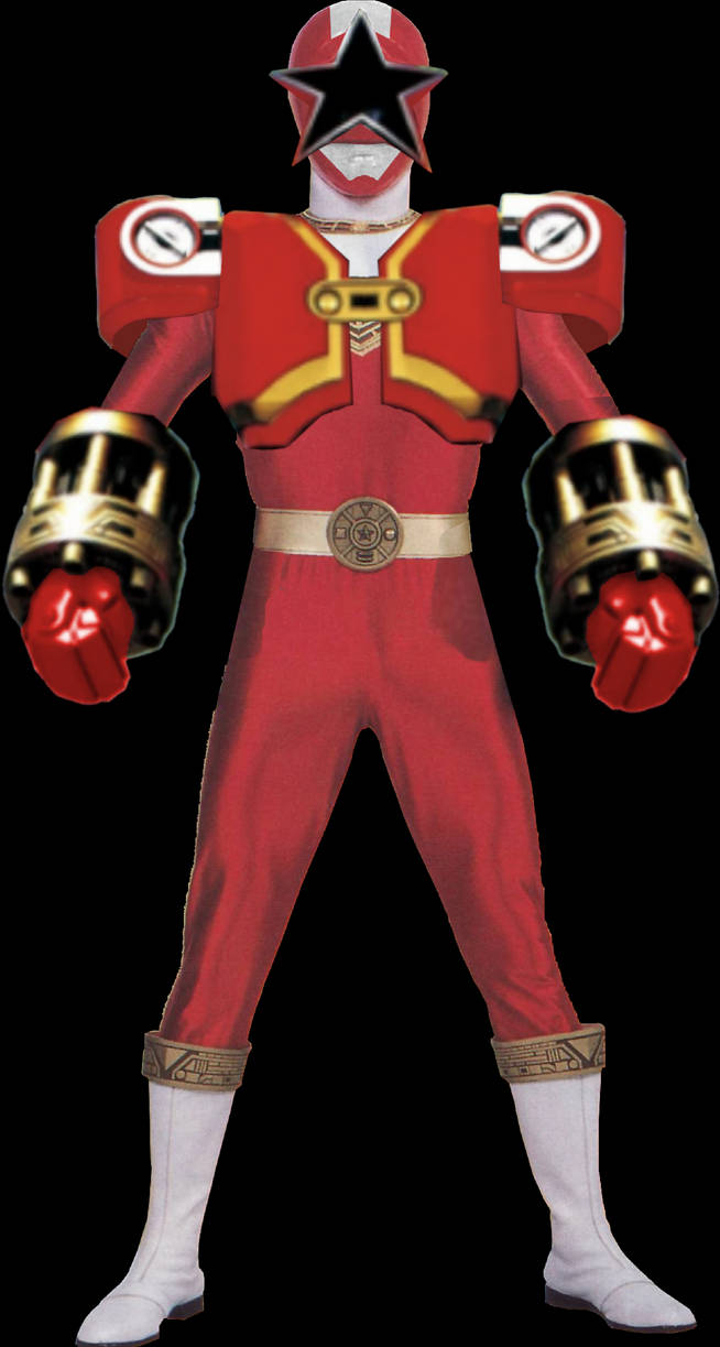 Zeo Ranger 5 Red Battlizer by villianblackwing on DeviantArt