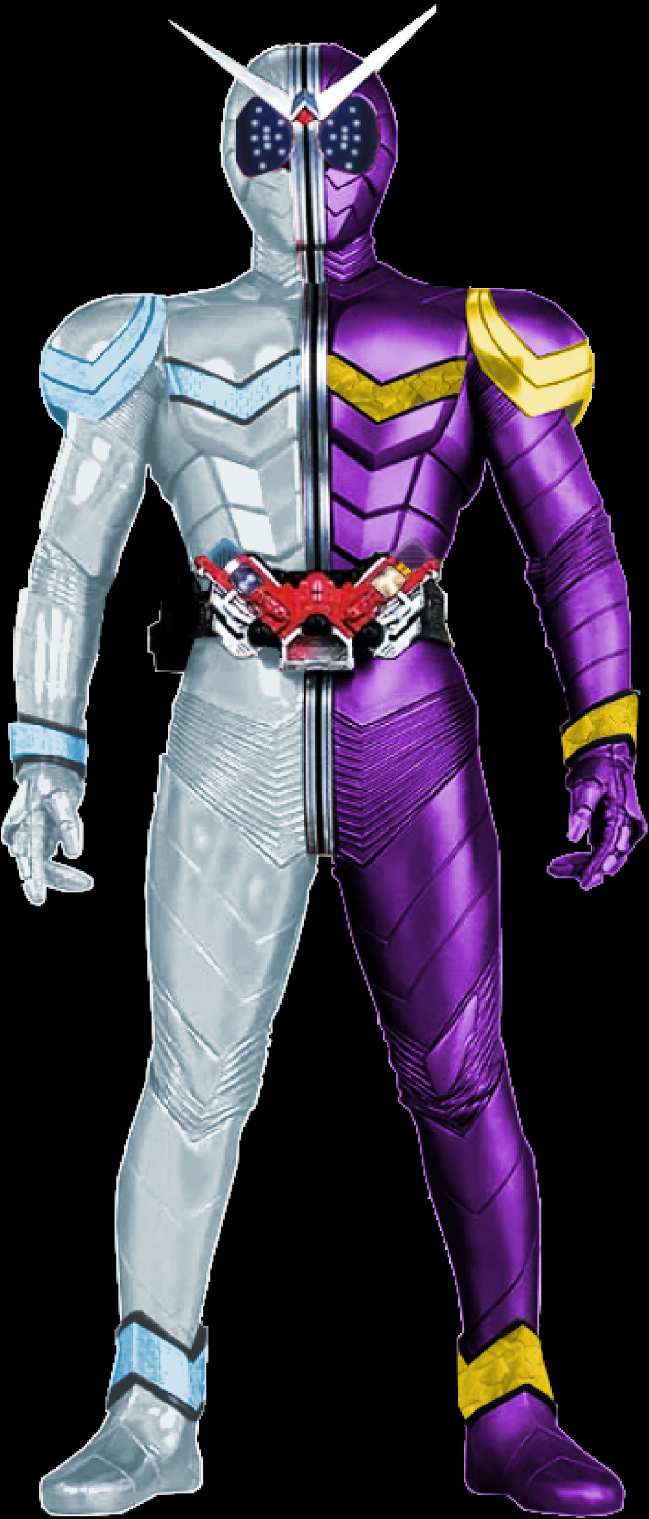 Kamen Rider W Ice Age Triceratops by villianblackwing on DeviantArt