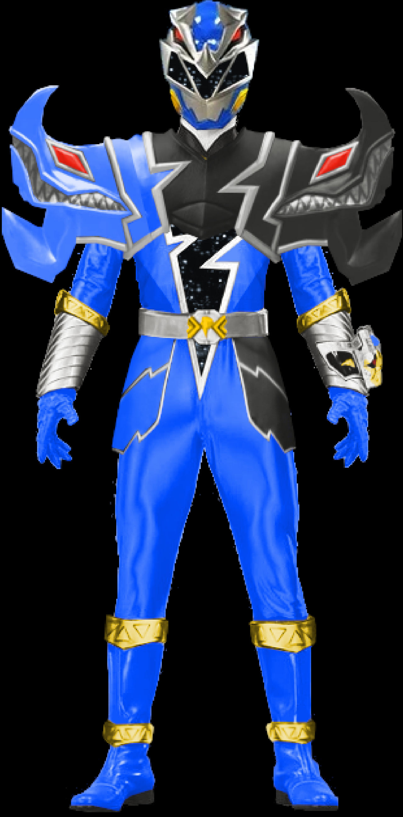 Cosmic Dino Fury Blue Ranger by villianblackwing on DeviantArt