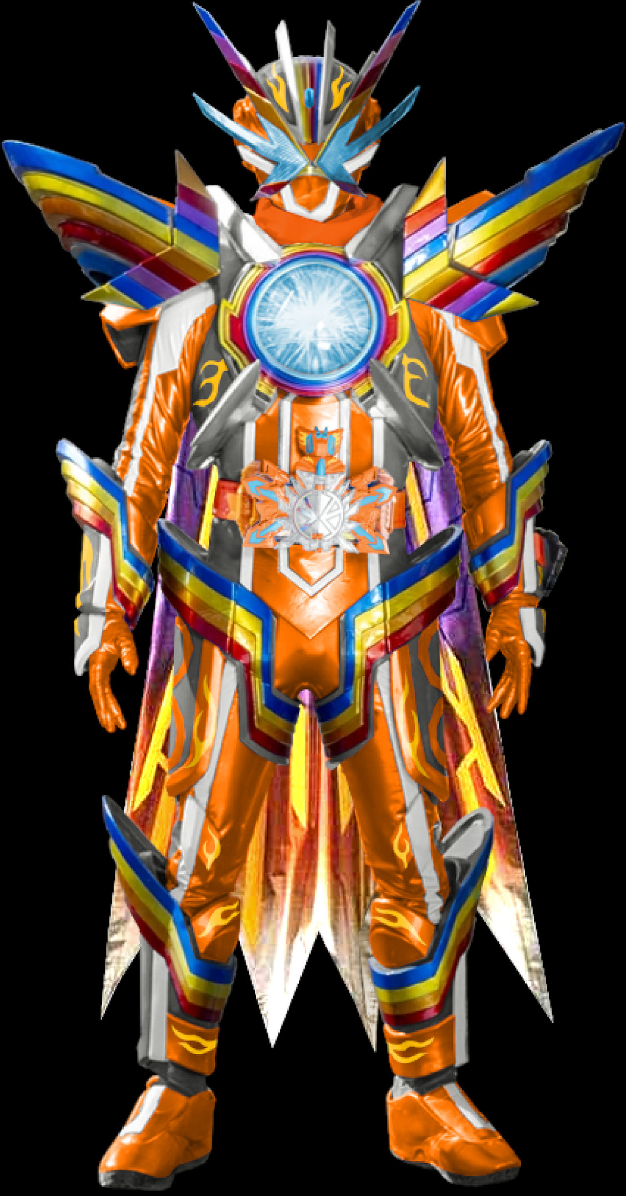 The Rainbow Rider Shell Kamen Rider Gotchard Daybreak Rainbow by villianblackwing on DeviantArt