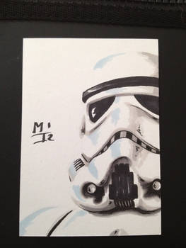 Stormtrooper sketchcard