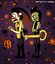 ZaDr- Halloween couple by I-Luv-Emoboys