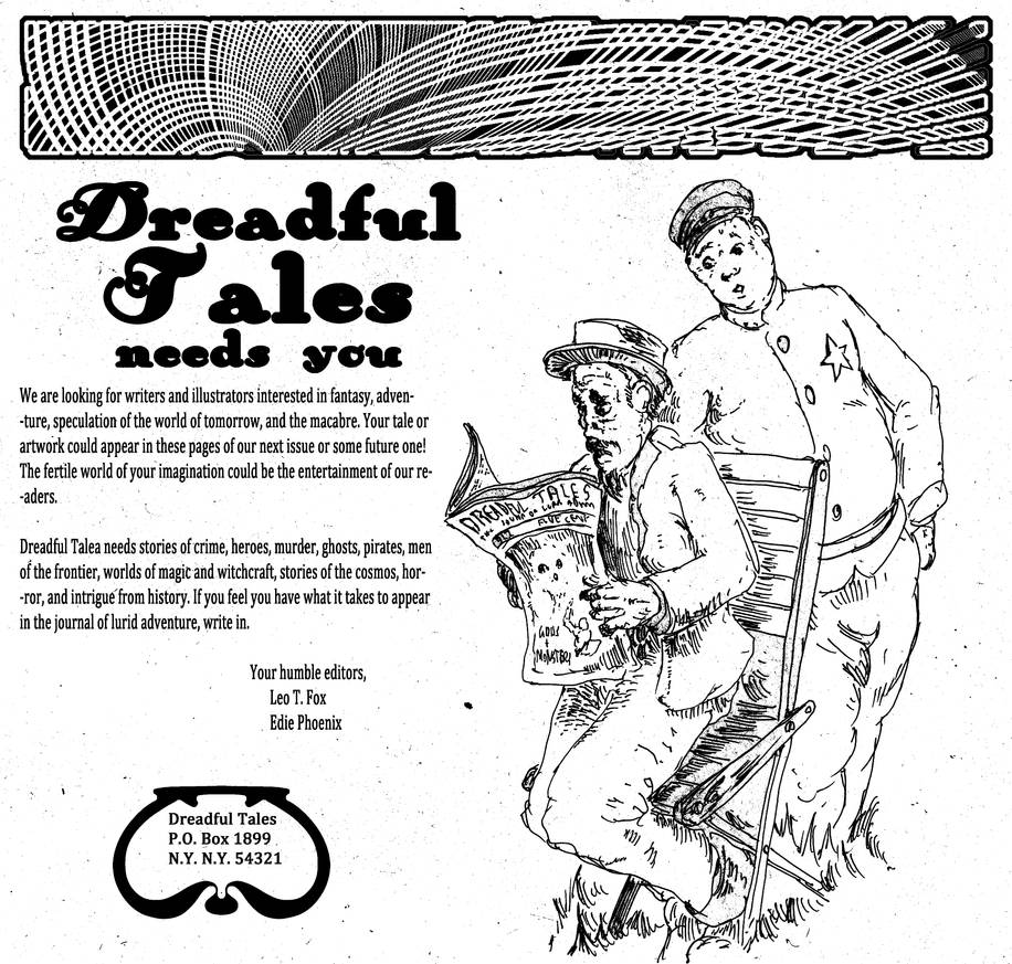Dreadful Tales Needs You Eight by leothefox Dreadful Tales Needs You Eight by leothefox