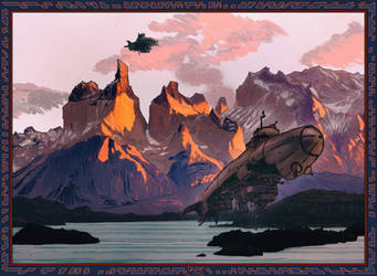 Sharp Mountains by leothefox