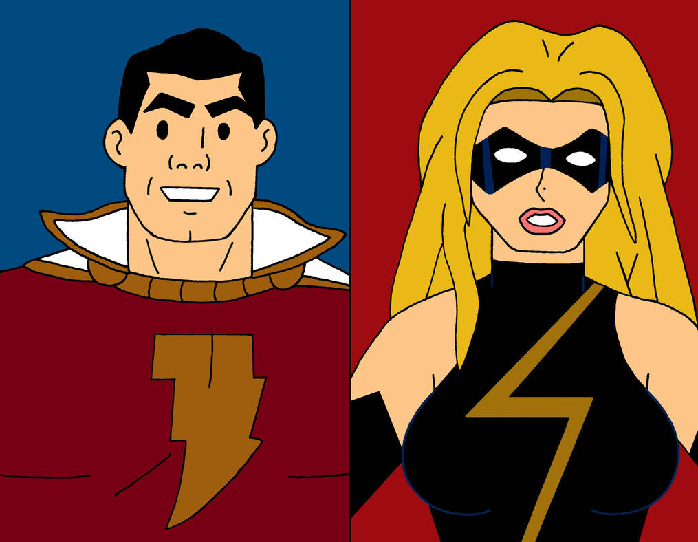 Captain Marvel VS Ms. Marvel by cartoonist91 on DeviantArt