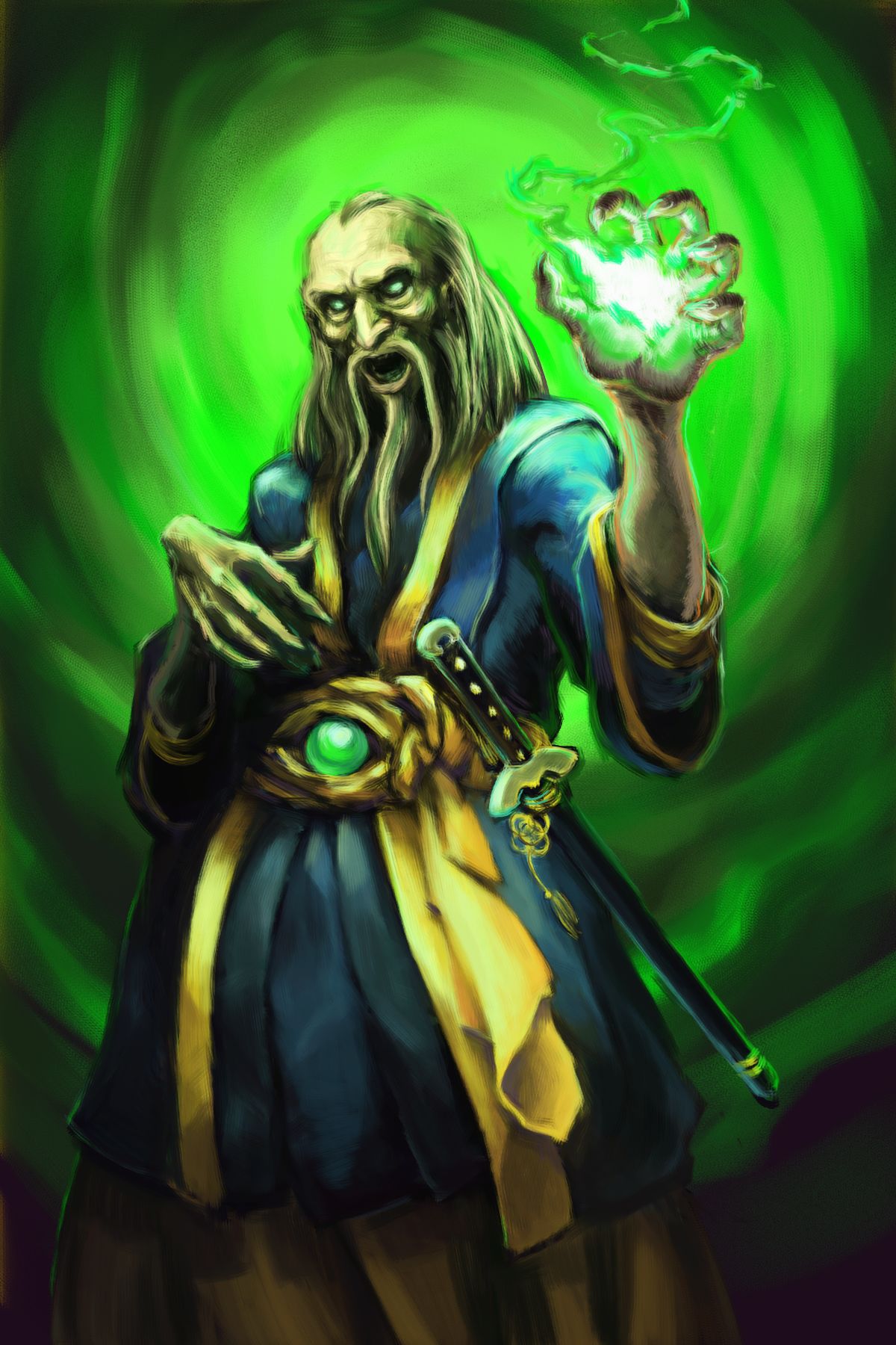 Shang Tsung from Mortal Kombat – Game Art