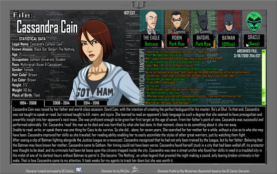 Oracle Files - Cassandra Cain 1994-2008