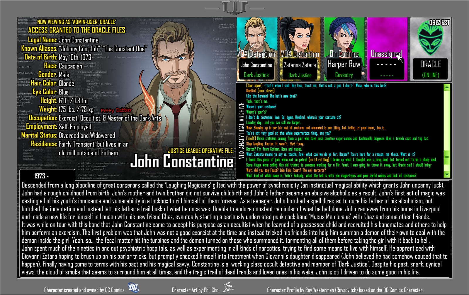 Oracle Files - John Constantine