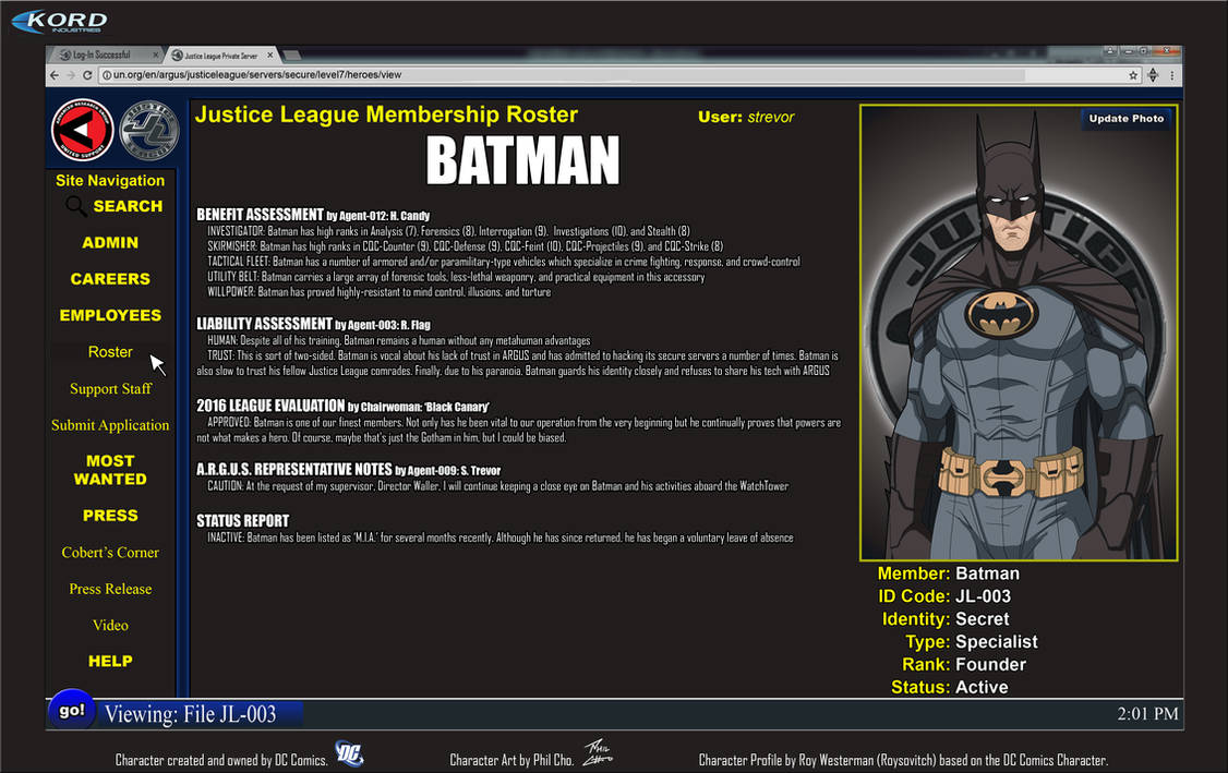 Mini Roster Batman Roster Files - Batman by Roysovitch on DeviantArt