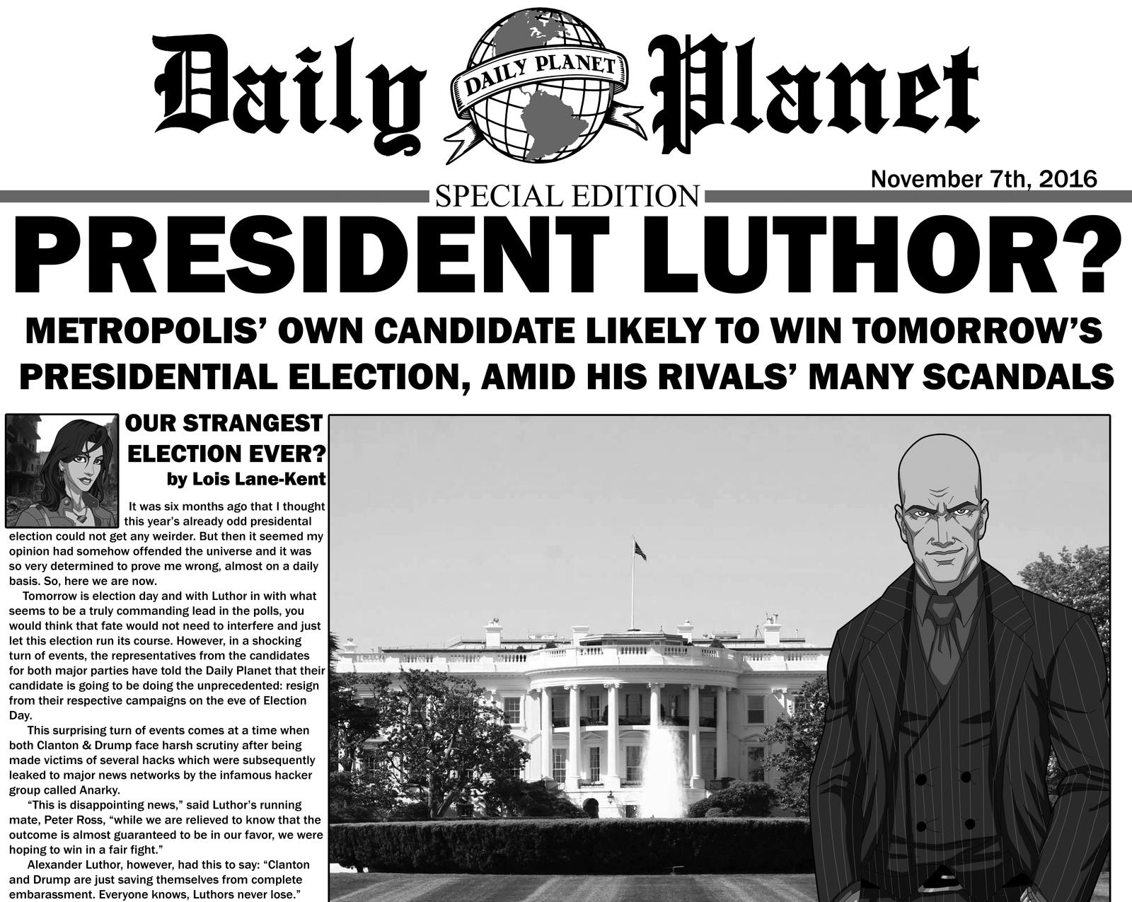 Daily Planet - November 7th 2016 - Special Edition by Roysovitch on ...