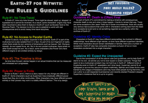 E27 for Nitwits - Rules