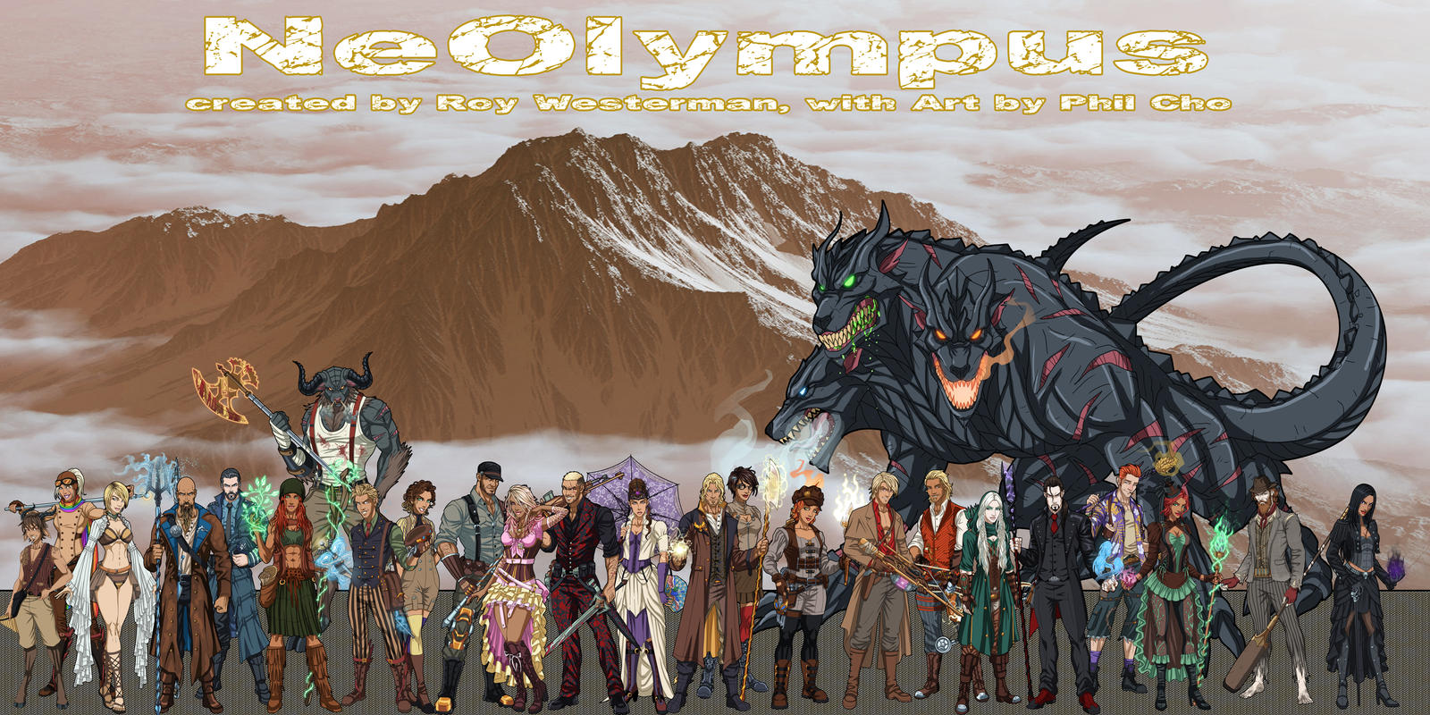 (NeOlympus) The Cast (... so far) by Roysovitch
