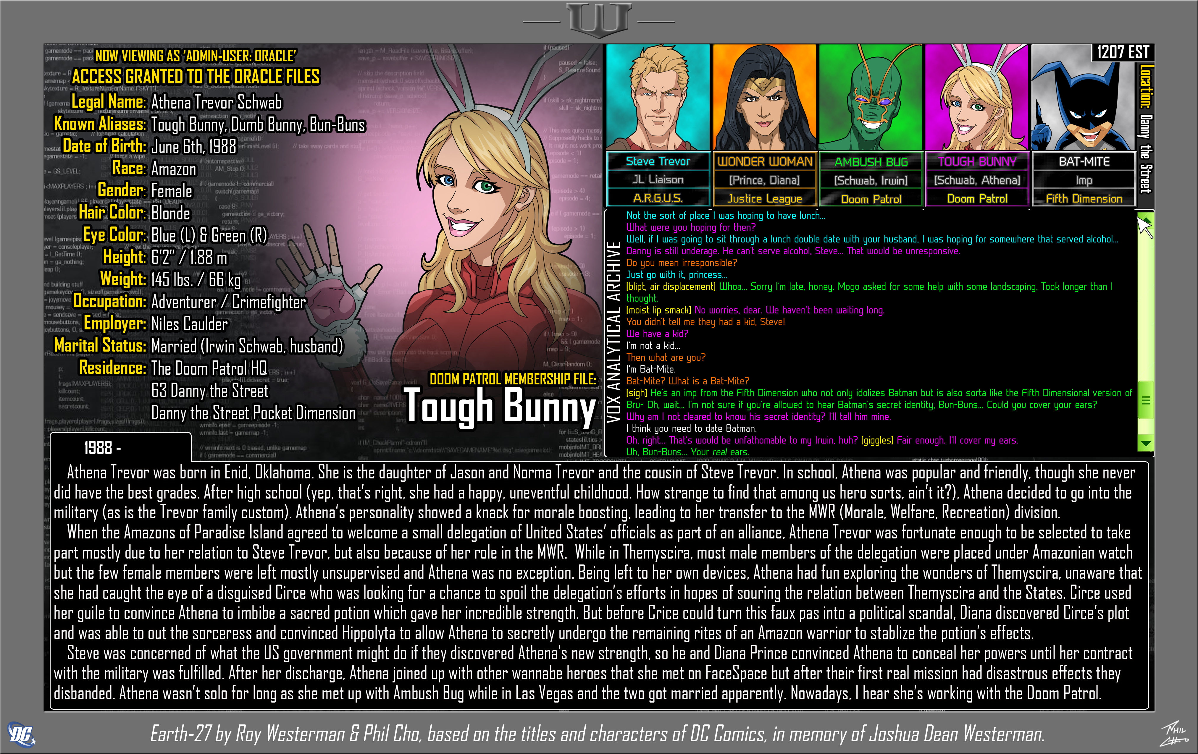 [Earth-27: Oracle Files] Tough Bunny