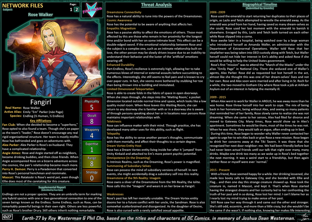 Network Files - Rose Walker 2 by Roysovitch on DeviantArt